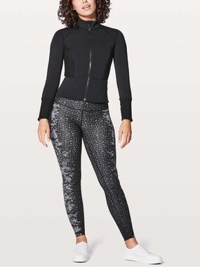 Lululemon Athletica Black Jacket size 6